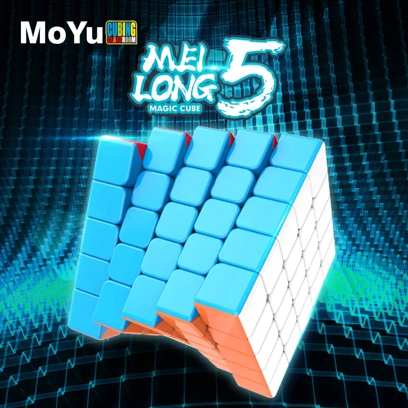 [Picube] MoYu MeiLong 5x5 Magic Speed Cube 5x5x5 Professional Toys Smooth Puzzle Cubo Magico Speed Puzzle Game Cubes Fun Toy