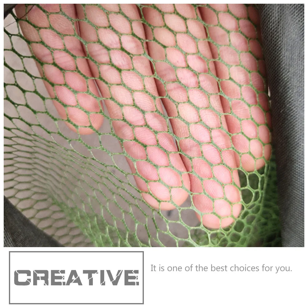 

Fishing Supply Fish Locating Tuck Net Wear-Resist Coated Adhesive Cloth Non-Absorb Water Portable Fishing Mesh Cage Equipment