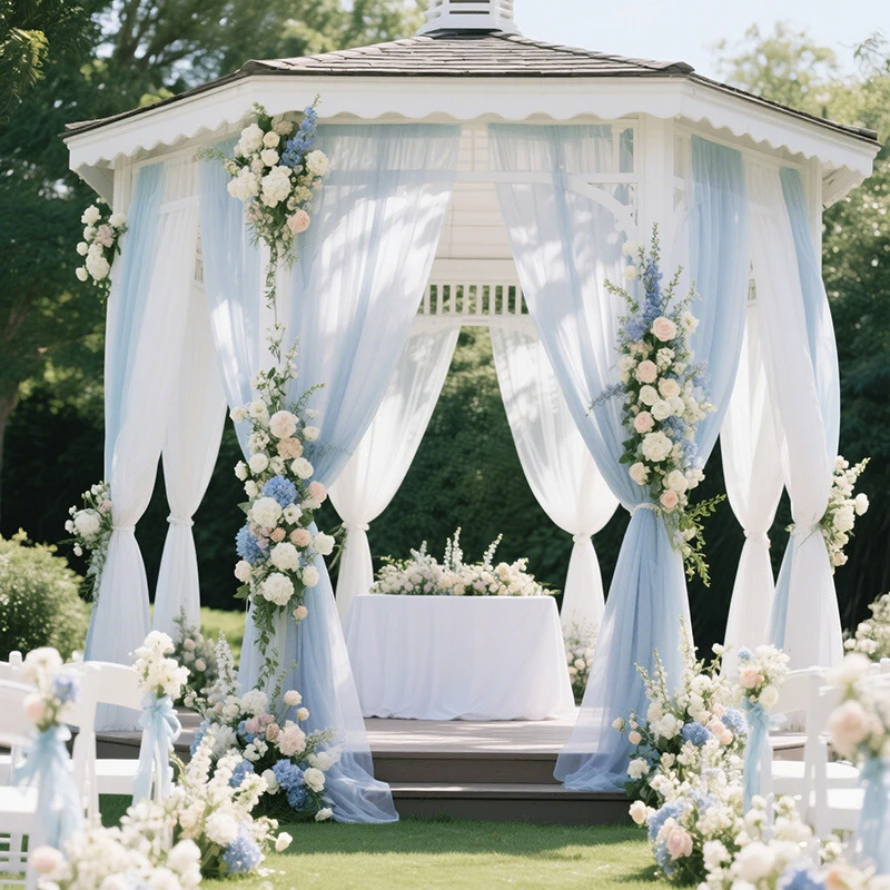 Thickened chiffon table runner, solid color, scratch-resistant, Nordic decorative fabric, suitable for weddings, parties,