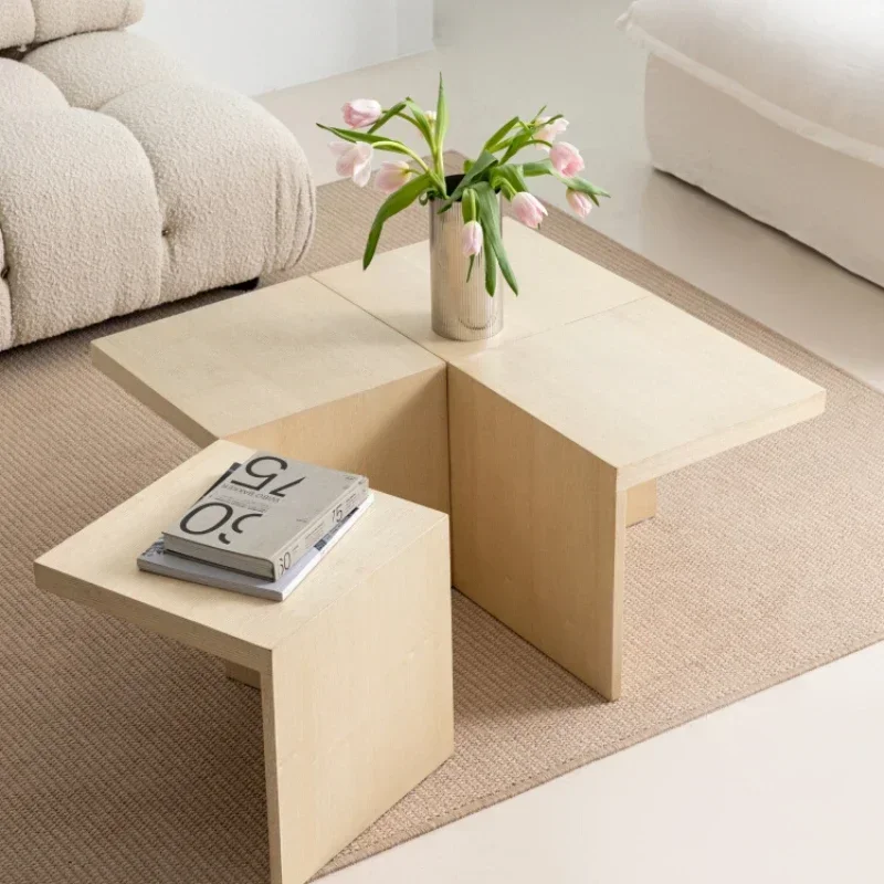 Modern Simple Square Storage Table,Original Geometric Deformation Coffee Table,Creative Design Side Table, High-end Furniture