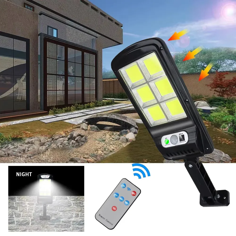 

ZK20 Outdoor Spotlights LED Street Floodlight Solar Panel Lighting Lamp Road Lamp Wireless Outdoor Waterproof Road light 20 hour