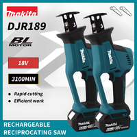 Makita DJR189 18V Cordless Electric Reciprocating Saw Brushless Rechargeable Wood Metal Cutting Saw Portable Saw Power Tool