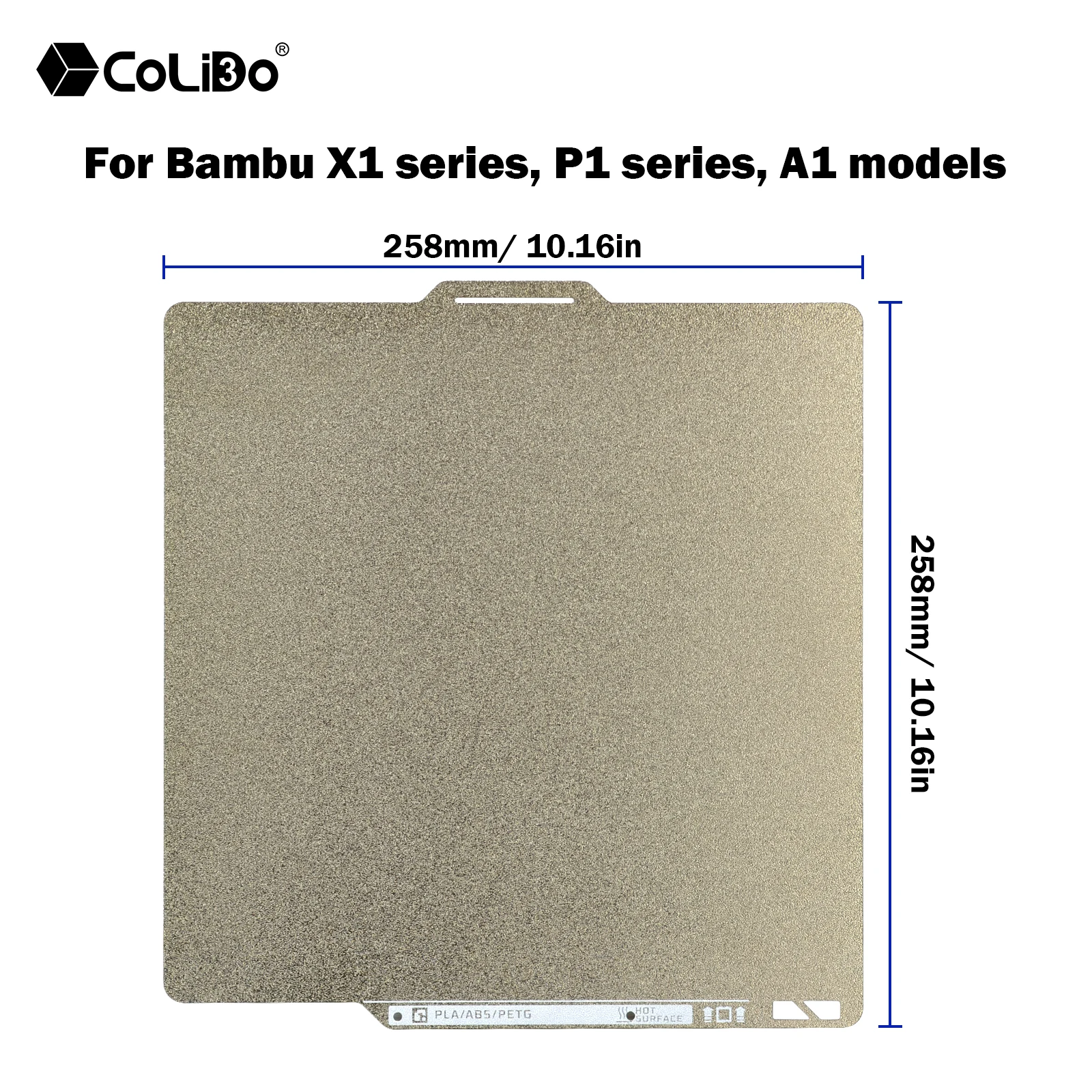 Build Plate For X2D QR Code Textured PEI Bed Thicken Double Sided PEI Spring Steel Sheet for Bambu Lab P2S P1S A1 Build plate
