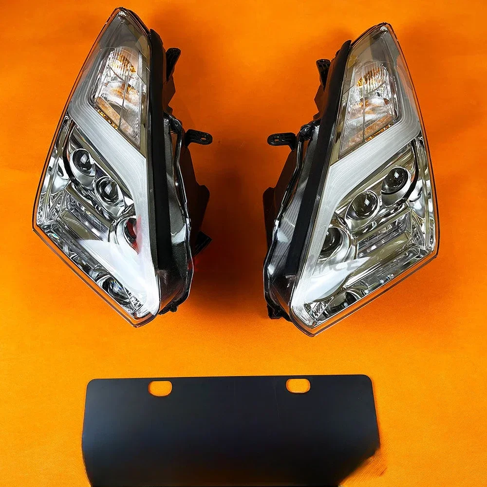 Quality Headlight For Nissan GTR R35 Head Lamp Left Right Side Front Bumper Headlamp Head Light