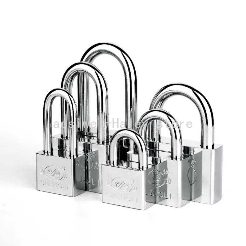 

Best quality Stainless steel padlock outdoor special Waterproof no rust corrosion Anti-theft Padlock with 4 keys
