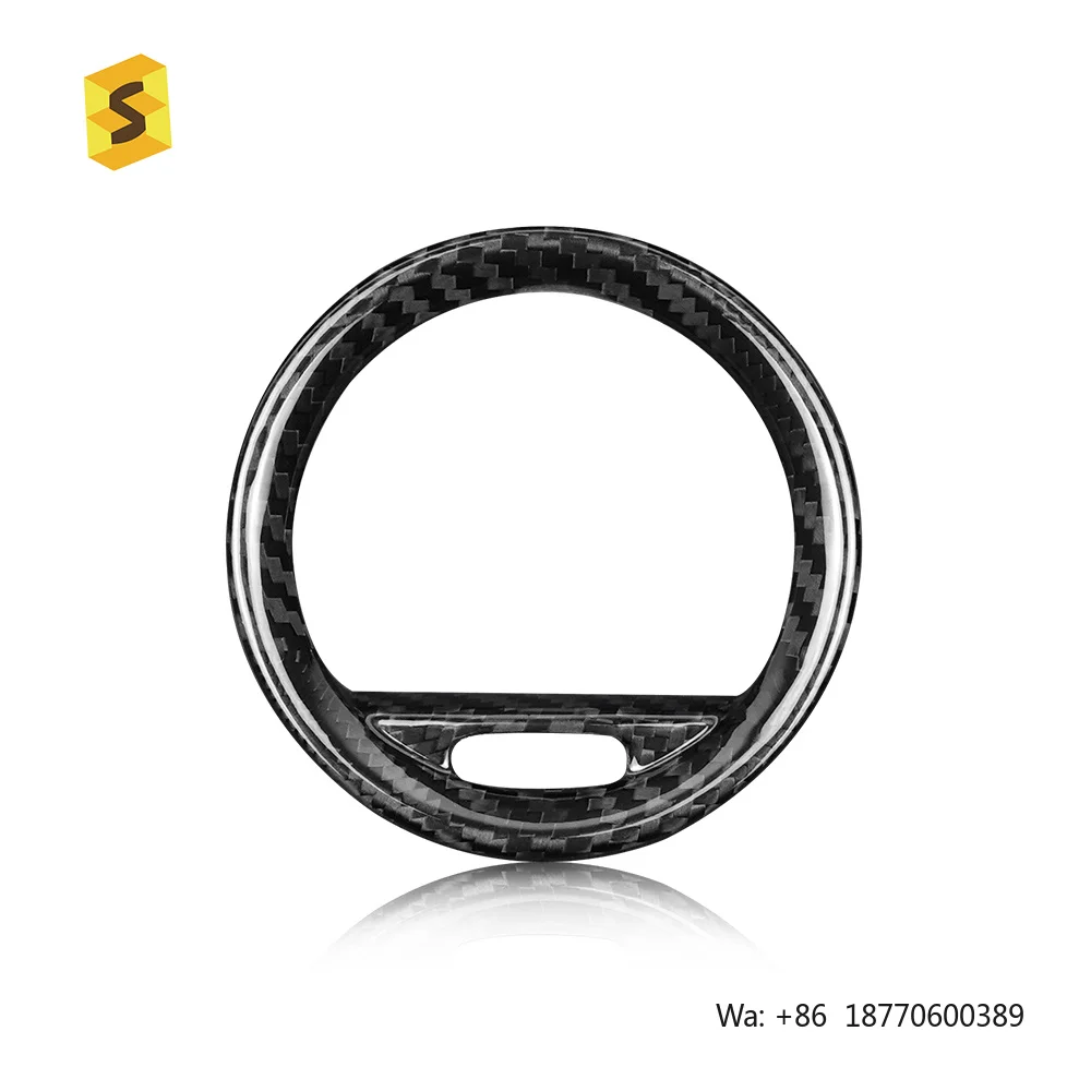 

ES Carbon Fiber Left Air Conditioning Vent Ring 2012-2019 Fiat 500 Interior Accessories Kit