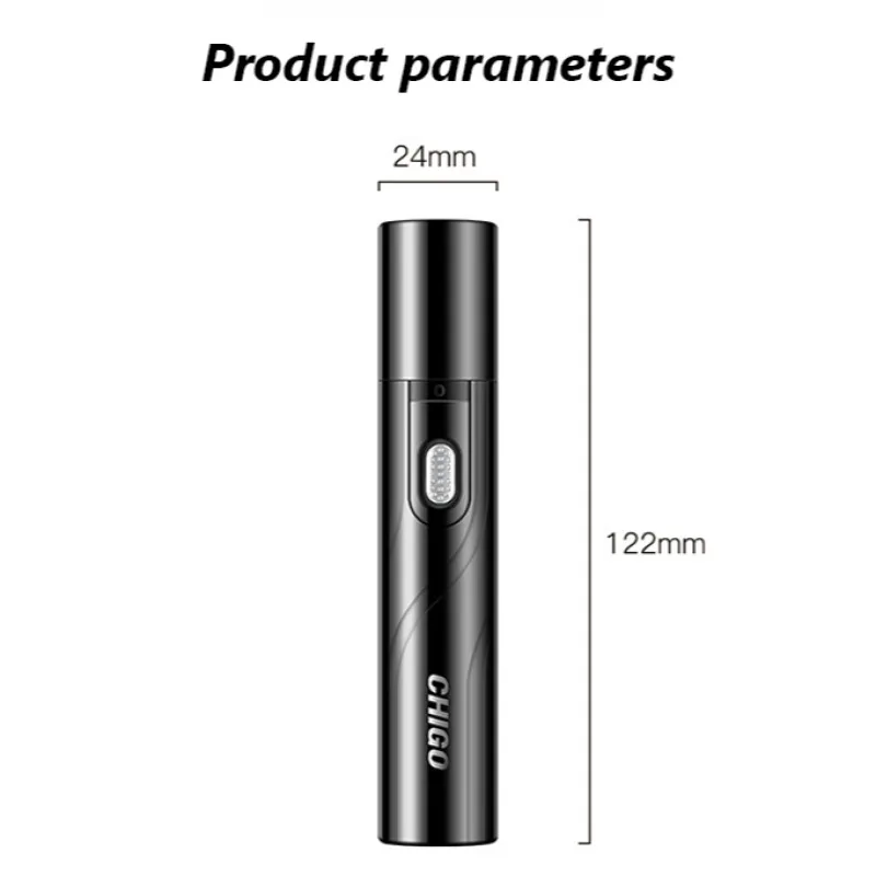 Электрический триммер для волос в носу, портативный дорожный удобный Электрический триммер для волос в носу