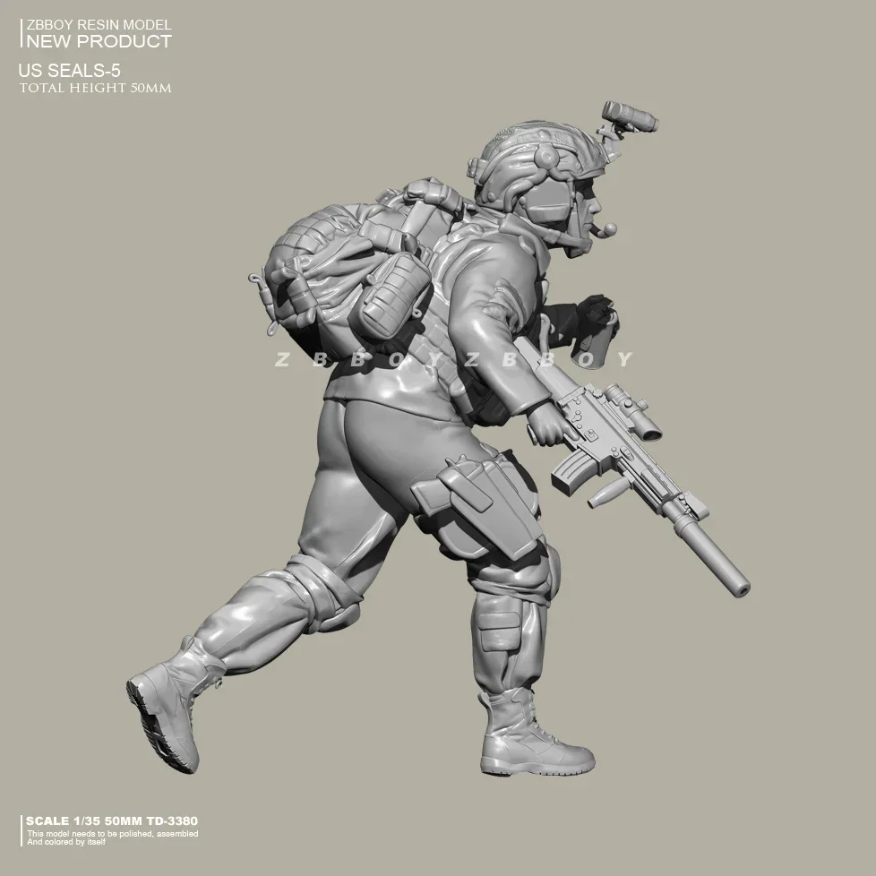 1/35 Resin Soldat Modellbausätze DIY Figur selbstmontiert TD-3380