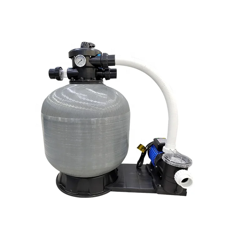 Electric Top Mount Sand Filter With Water Pump For Swimming Pool Pre-Filter System