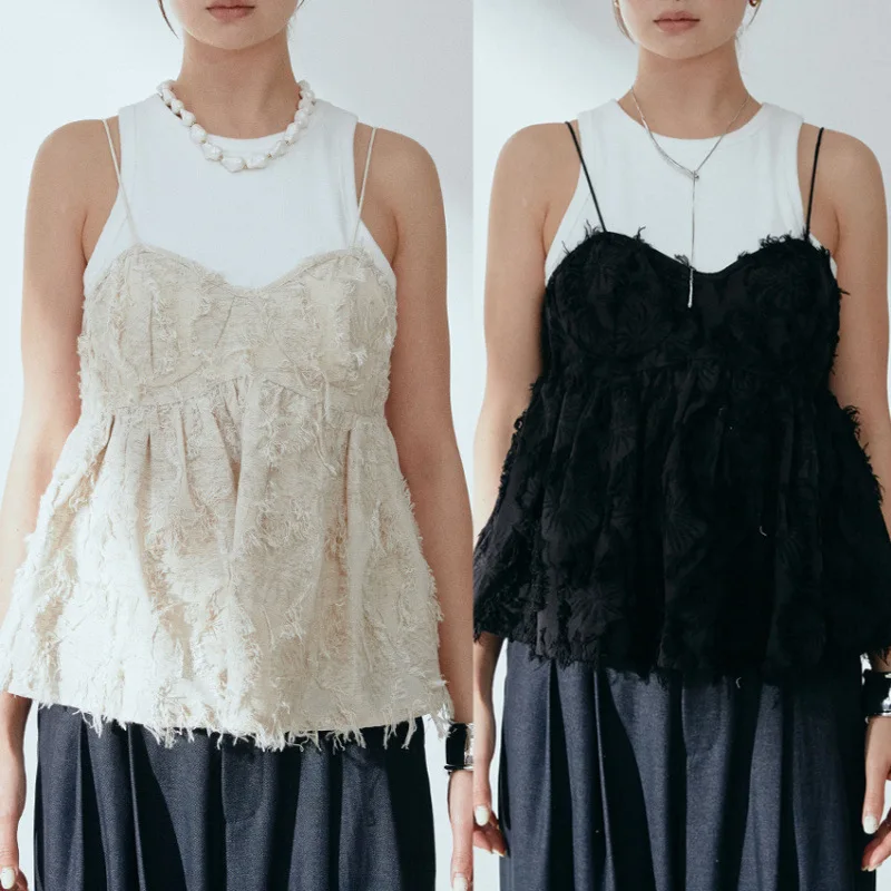 

Fashion Girls Layered Camis Vest New Strap Top