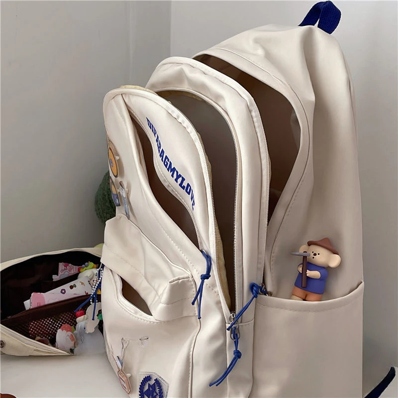 Japanese Style Backpacks Women School Girls Harajuku Sweet Ulzzang Large Capacity Portable All-match Office Laptop Book Ins Chic