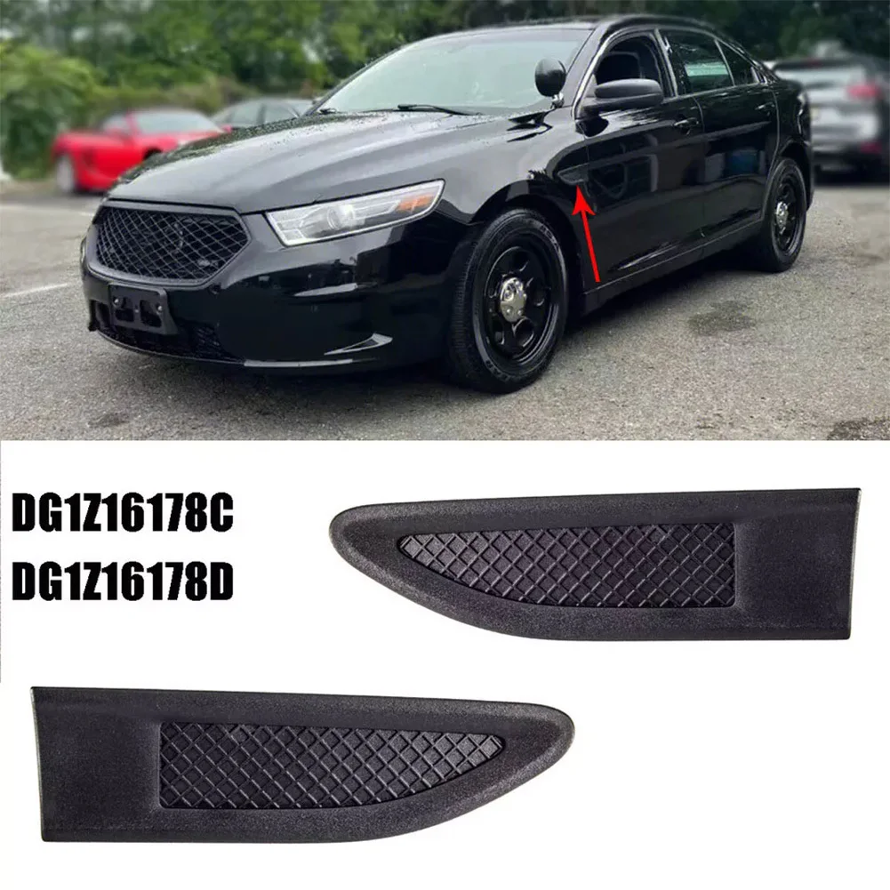 

2 PCS Car Side Vents Decorative Stickers Compatible For 2013-2019 Taurus Models Replaces DG1Z-16178-C DG1Z-16178-D Grille Trim