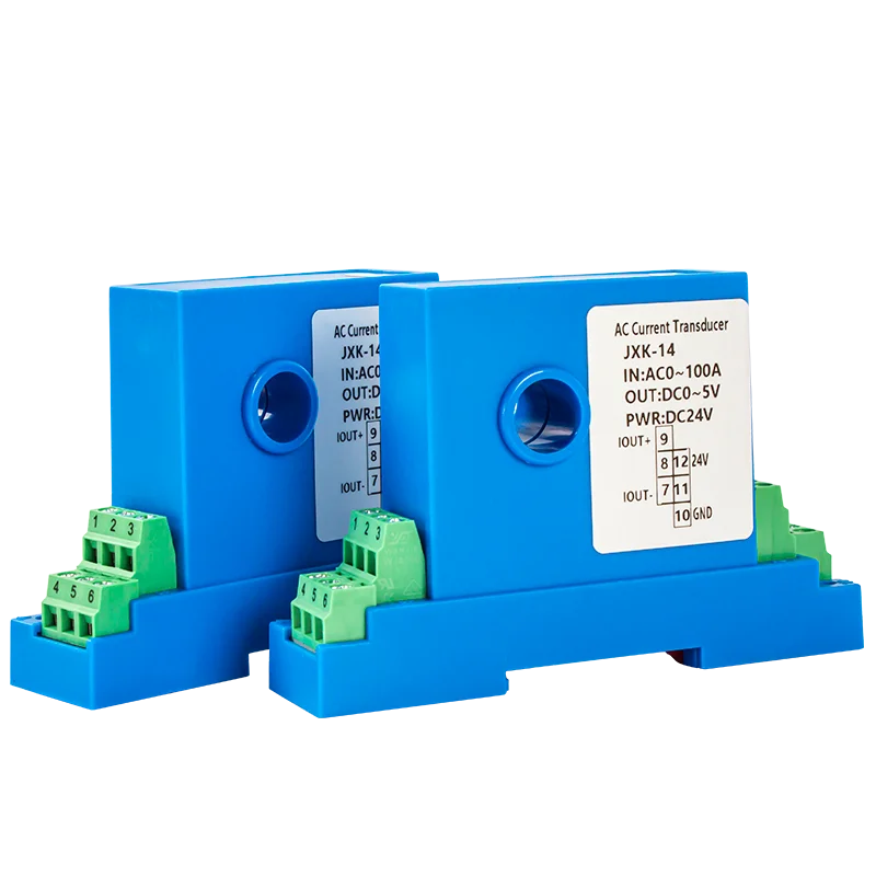 

12mm AC/DC Current Transmitter 100A 0-10V RS485 Current Transducer Transmitter 4-20MA 8mm 24V DC Quick Response Current Sensor