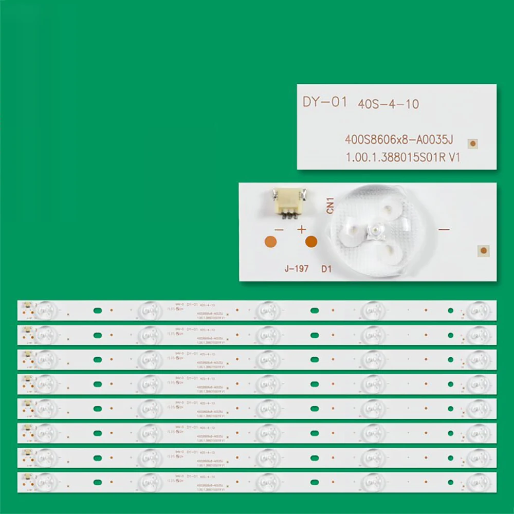 

LED Backlight strip for 400S8605X8-B0040 400S8606X8-A0035 E34036 40S-4-10 1.00.1.388015S01R V1 94V-O DY-01