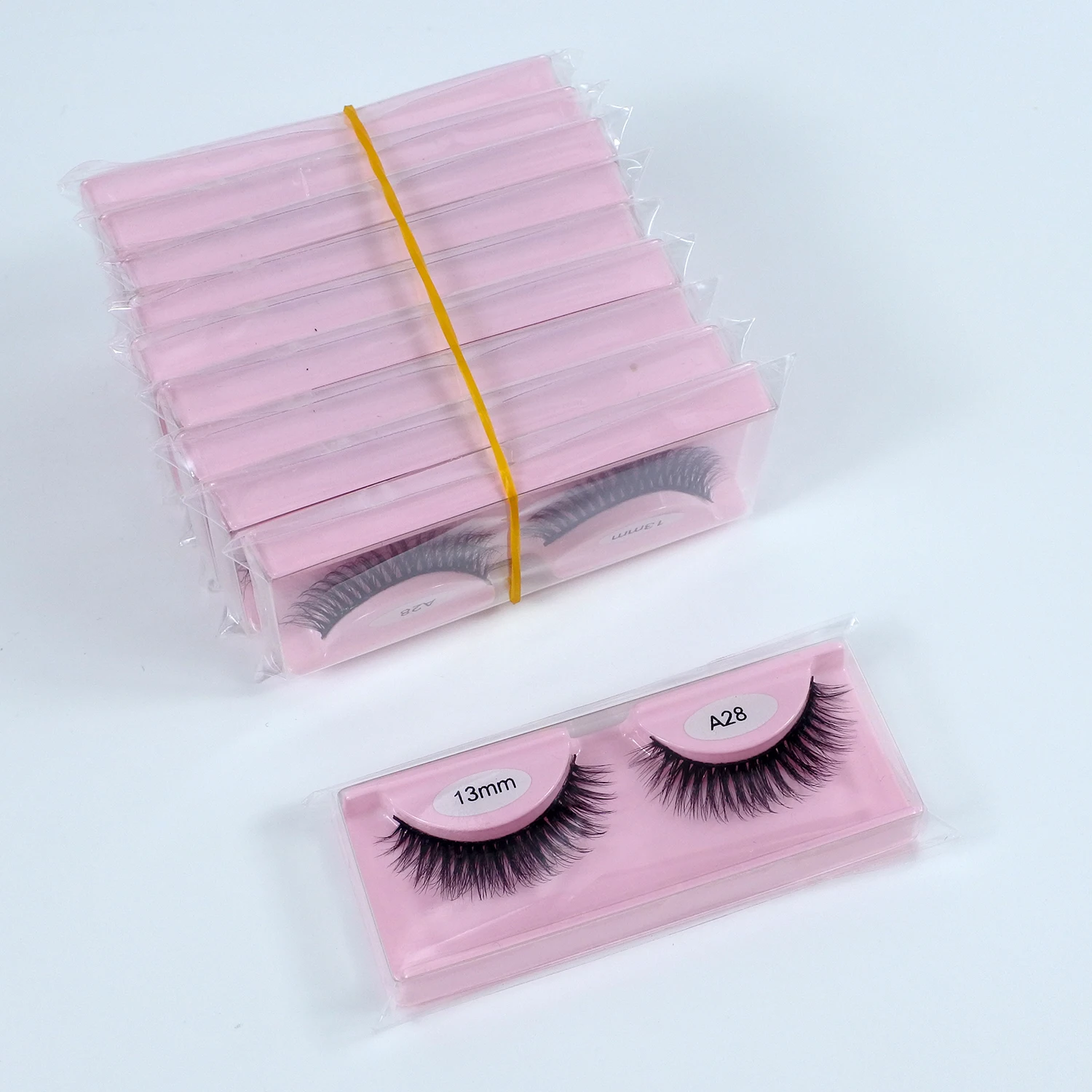 10/30/50/100 paires en gros Faux cils aspect naturel Faux cils de vison moelleux vaporeux faux cils fournisseurs