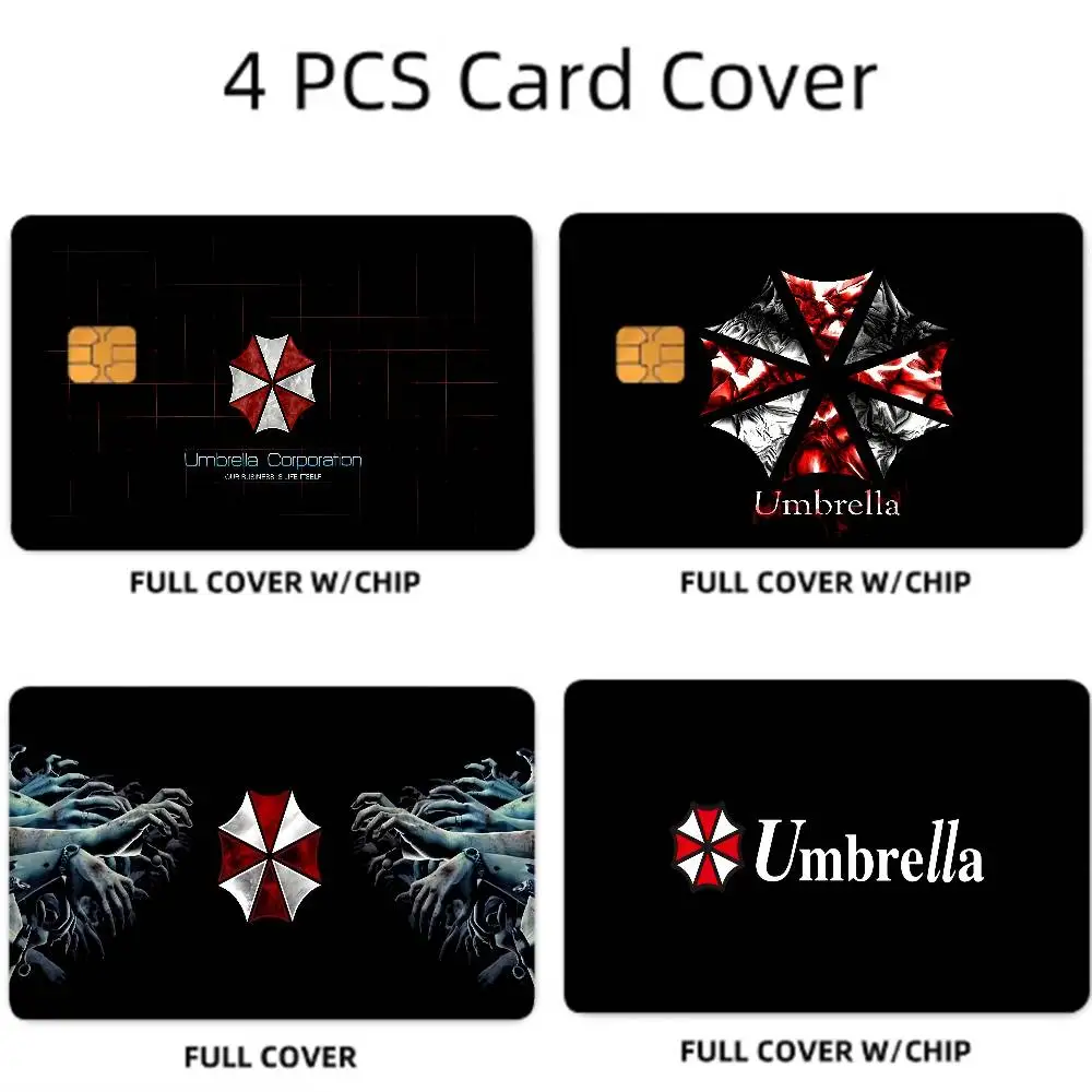 Stream Umbrella Corporation Various Anime Bank Credit Cards Bus Pass Stickers Decoration Waterproof Stickers Collection Gifts
