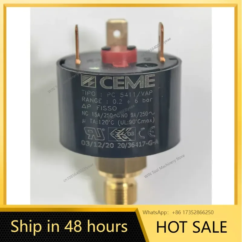 Industrial Steam Pressure Control Switch CEME PN5612 VAP DR PN5611 PC5410 PC5411 VAP Boiler Pipeline Monitoring Component