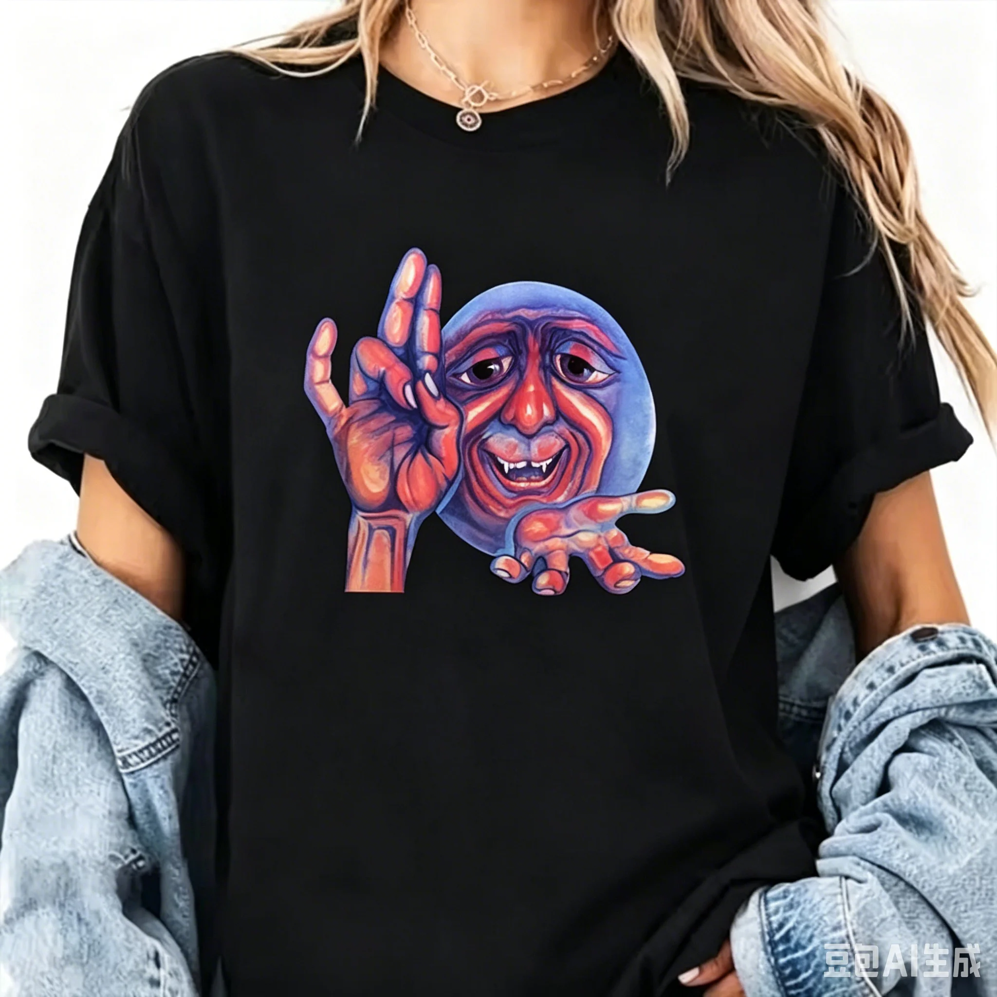 Camiseta King Crimson The Court of The Crimson King de algodón para hombres y mujeres, camiseta de moda de verano, nueva camiseta, camisetas para mujer 2026