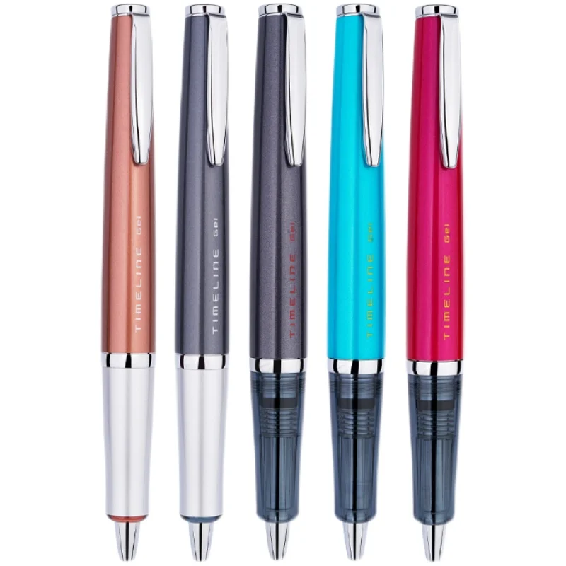 Japanese Stationery PILOT Timeline Ballpoint Pen Black 0.5mm Blue Red Premium Signature Gift Neutral Pen Calligraphy Practice