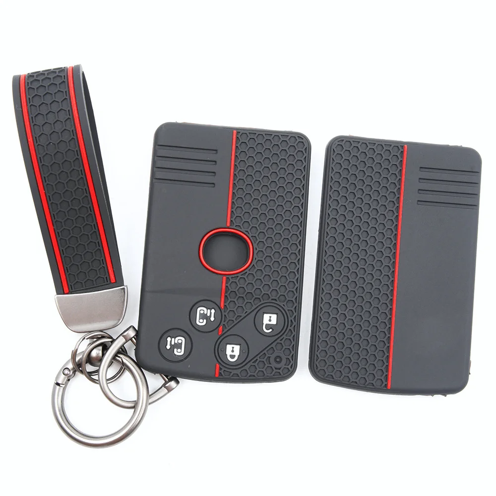 For Mazda 3 6 CX 3 CX 5 CX 7 CX 8 CX 9 Full Coverage Silicone Key Shell Carabiner Strap Non Slip Precise Fit Stylish Durable