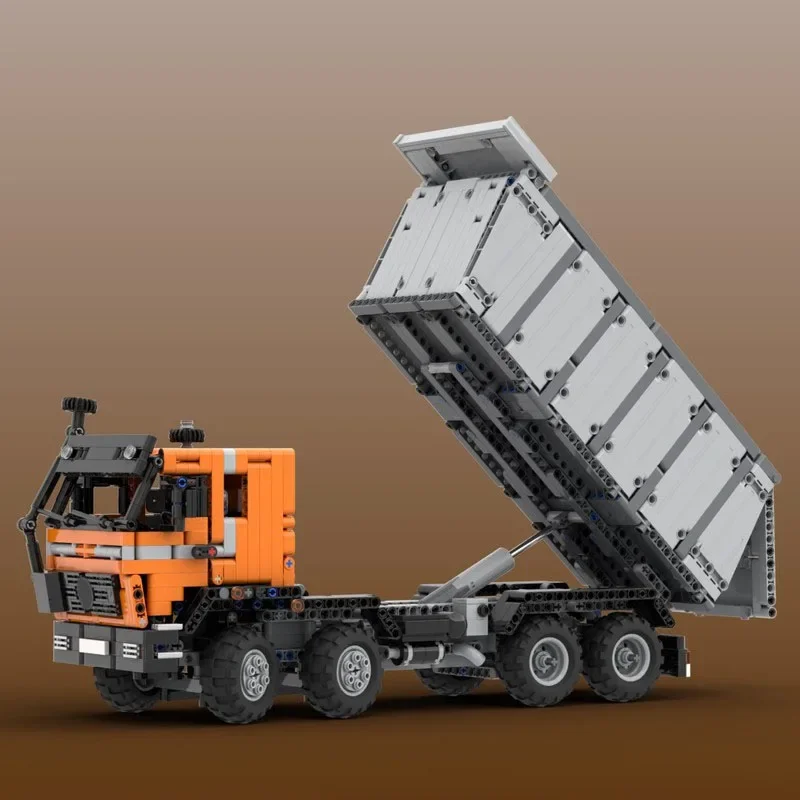 

Building Block MOC-138770 Heavy-duty Dump Truck Dump Truck Construction Model 1751PCS Children's Birthday Gift Christmas Toy