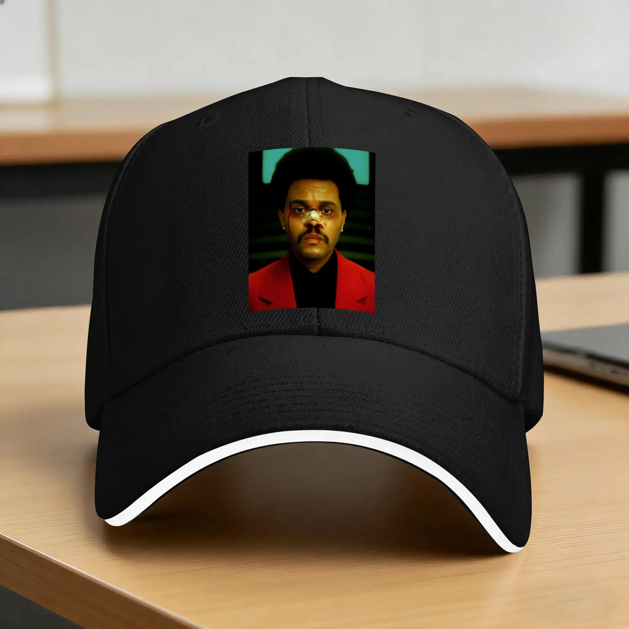 The Weeknd Portrait Casual Baseball Cap  Tennis Skate Trucker Hat Summer Sunscreen Baseball Caps