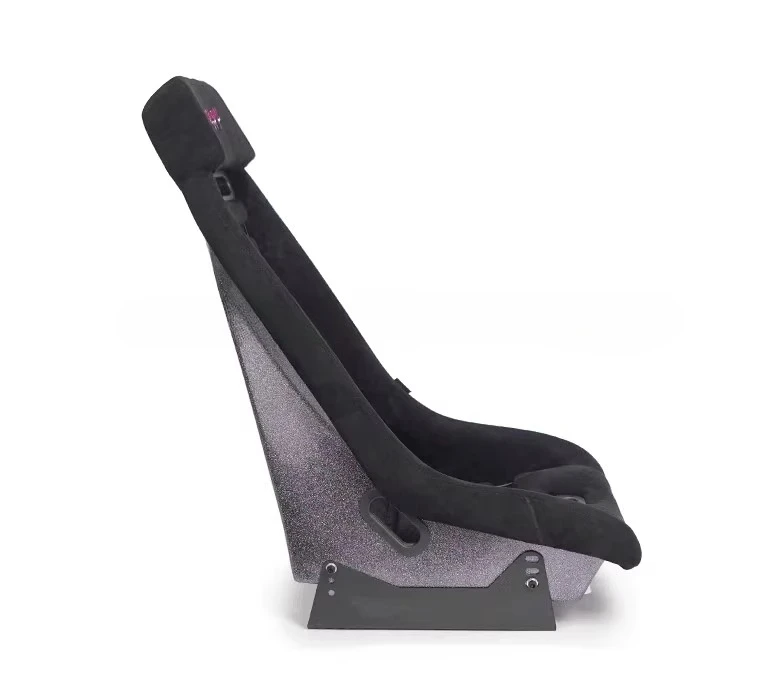 Classic Retro Minimalist Suede Bucket Seat with Color Bead Backrest One-Piece Racing Seat