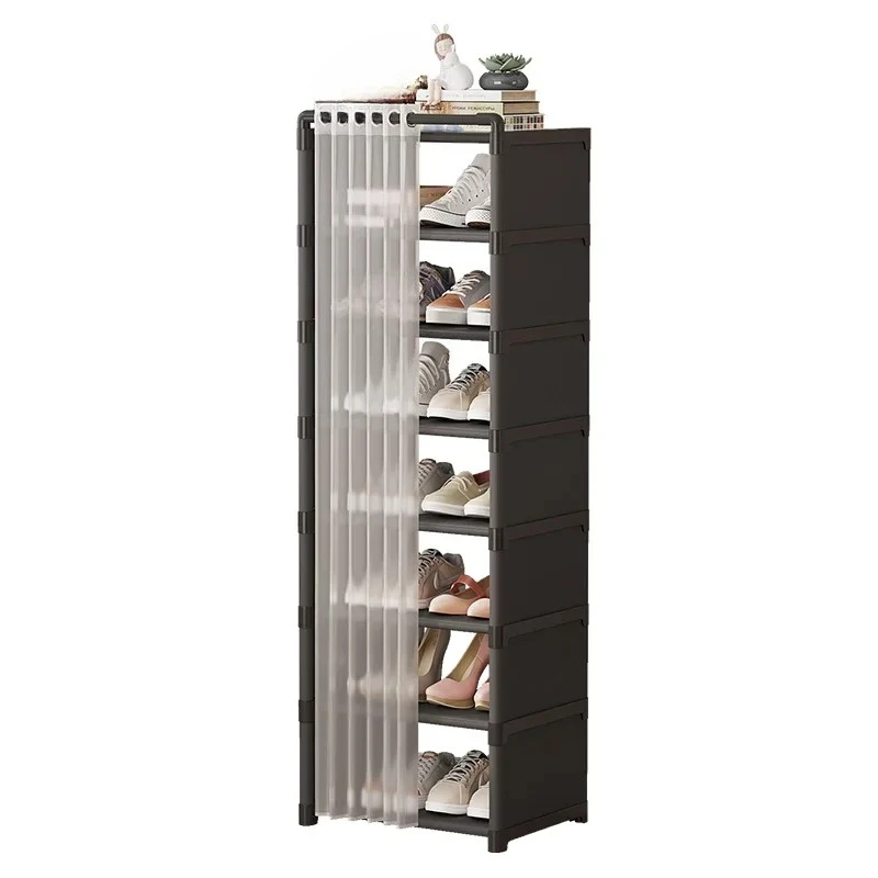 

Simple Foldable Shoe Cabinet Modern Dustproof Shoe Rack Shelf Porte Chaussures Zapateros Organizadores Minimalist Furniture
