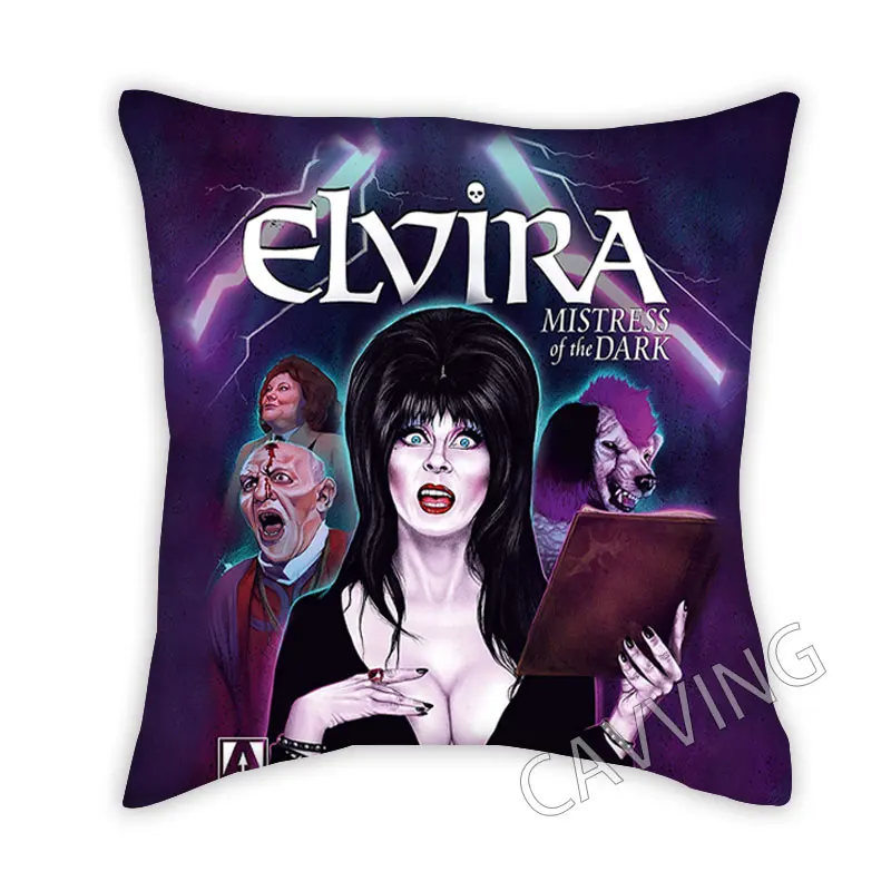 E-Elvira Mistress  3D Printed Polyester Decorative Pillowcases Throw Pillow Cover Square Zipper Cases Fans Gifts Home Decor  P01