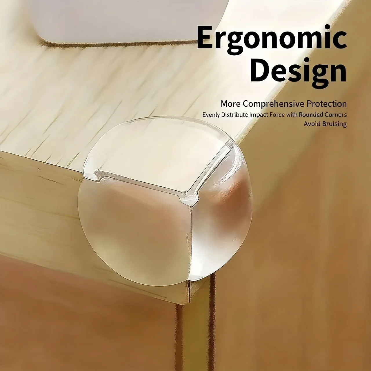 Silicone Corner Guards for Tables & Chairs - Soft Edge Protectors for Child Safety