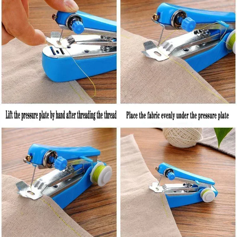 Household Mini Sewing Machines Needlework Cordless Hand-Held Clothes Portable Sewing Tool Handwork  Accessories Speedy Sewing