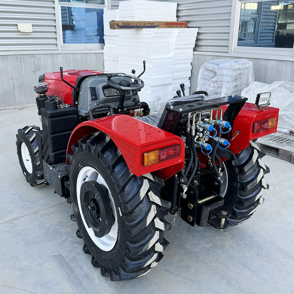 Mini Tractor for Heavy-duty Farming Tasks 50-100HP Powerful Mini Tractor 4*4 for Lawn Mowing and Maintenance