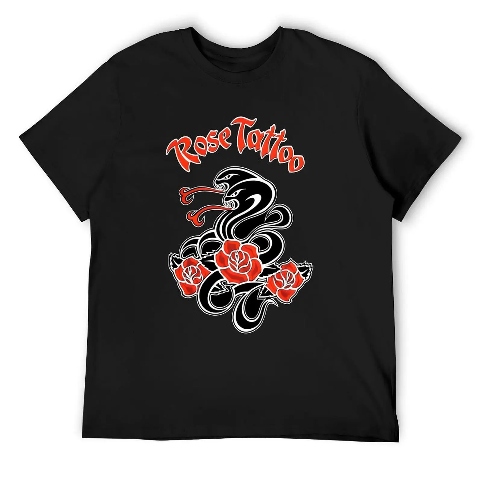 

Tour Rock-N Roll Music Rose Tattoo Band Men Women T-Shirt korean fashion anime t shirts hippie clothes shirts graphic tee men