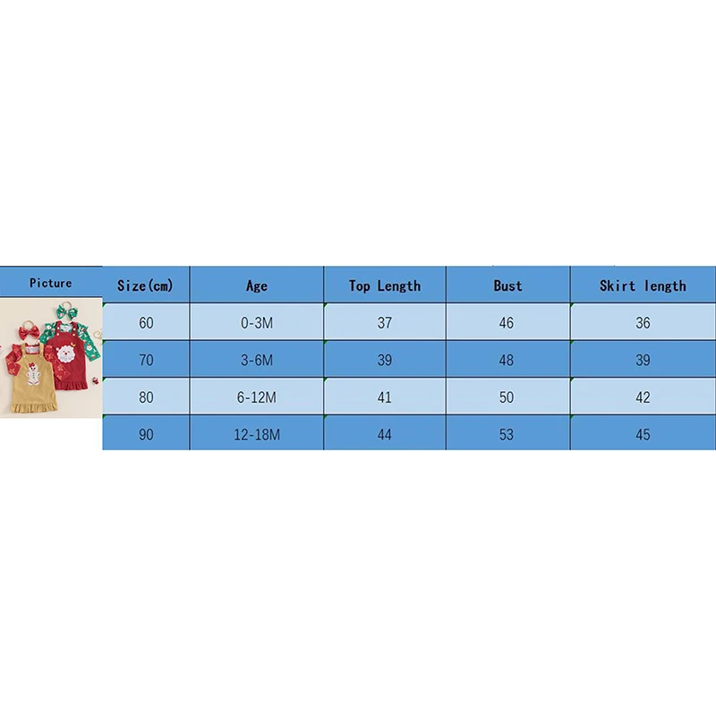 Baby Girl Christmas Outfits Santa/Gingerbread Man Print Long Sleeve Romper Overalls Dress Headband 3Pcs Newborn Clothes