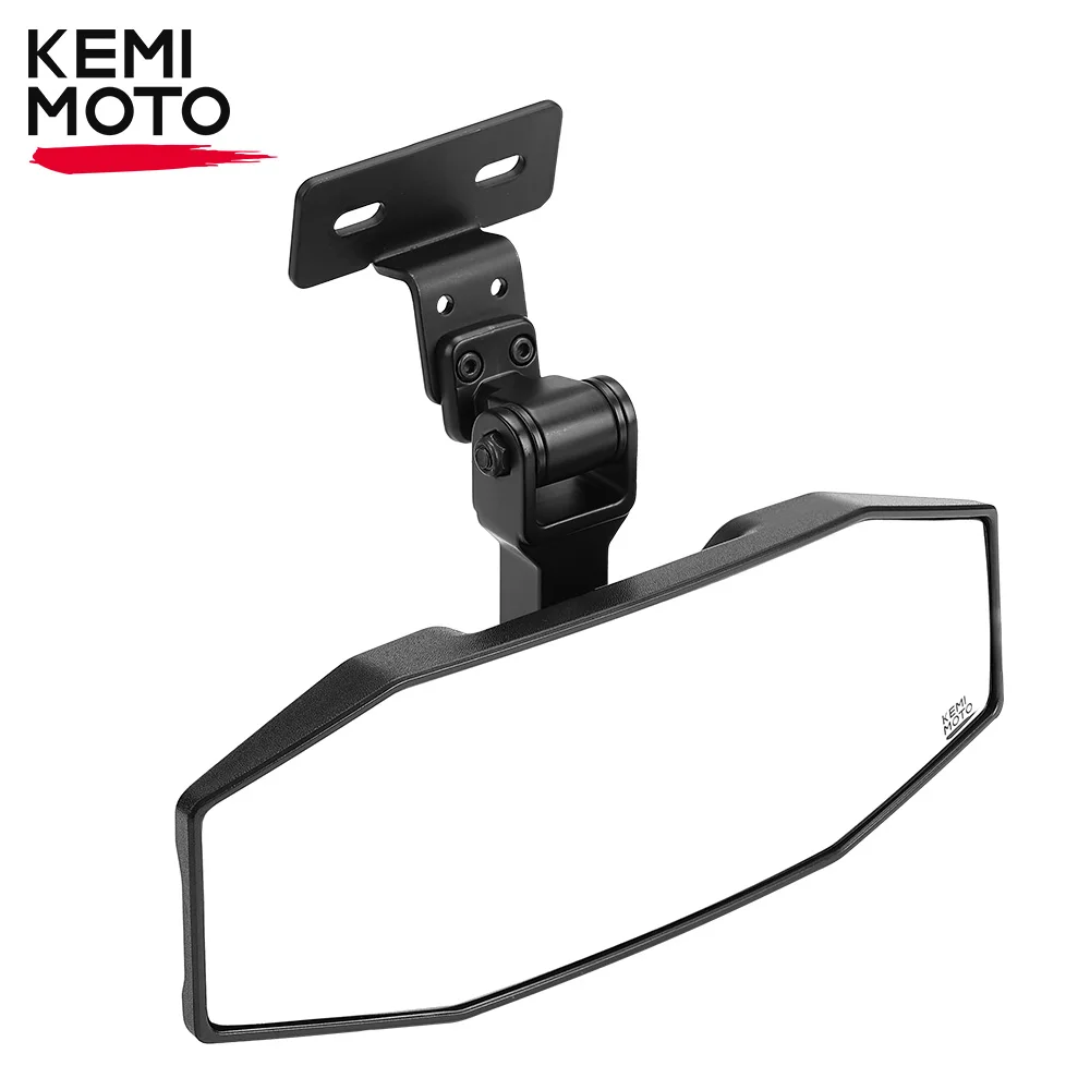 KEMIMOTO-Rétroviseur Central Noir Réglable à 360 ° en ABS, pour CFMOTO UForce 1000 2019 + UForce 1000 XL 2022 +