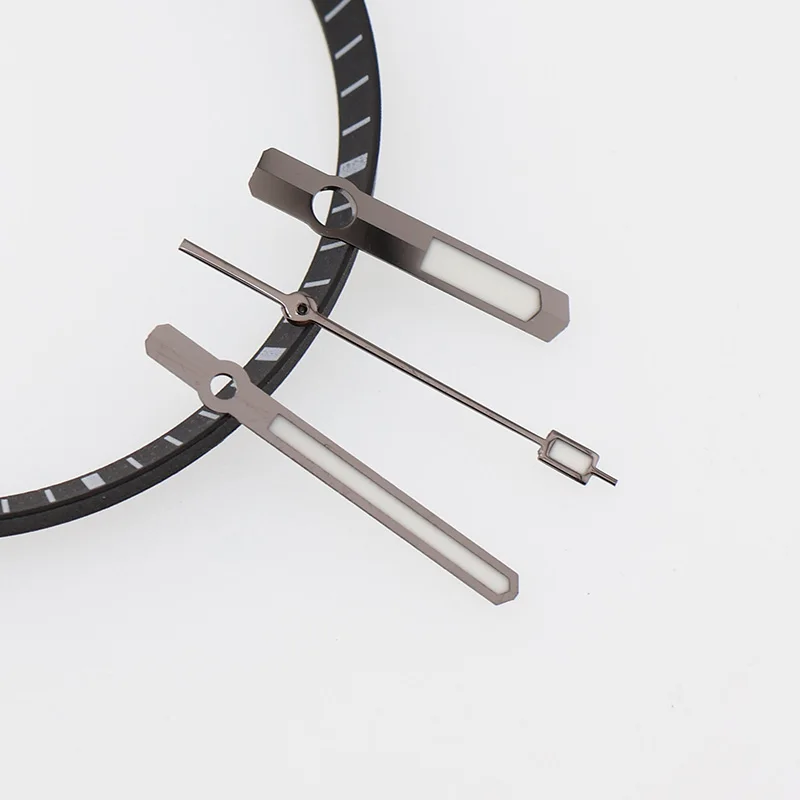 Серебро 62Mas Aiguille, стрелки часов NH35, иглы для дайвинга, C3, указатель люмен для Seiko Mod, запасная часть часов