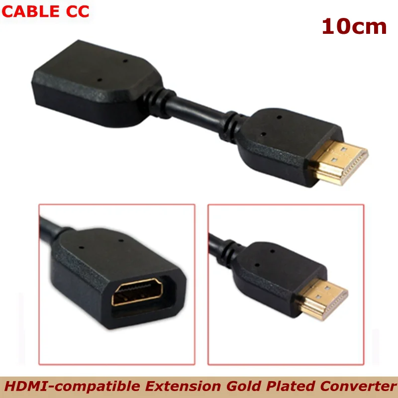 

10cm High Definition HDMI-Compatible Extension Cable, HDMI Revolving Mother Short Cable 10CM, for Google TV 1.4 Version