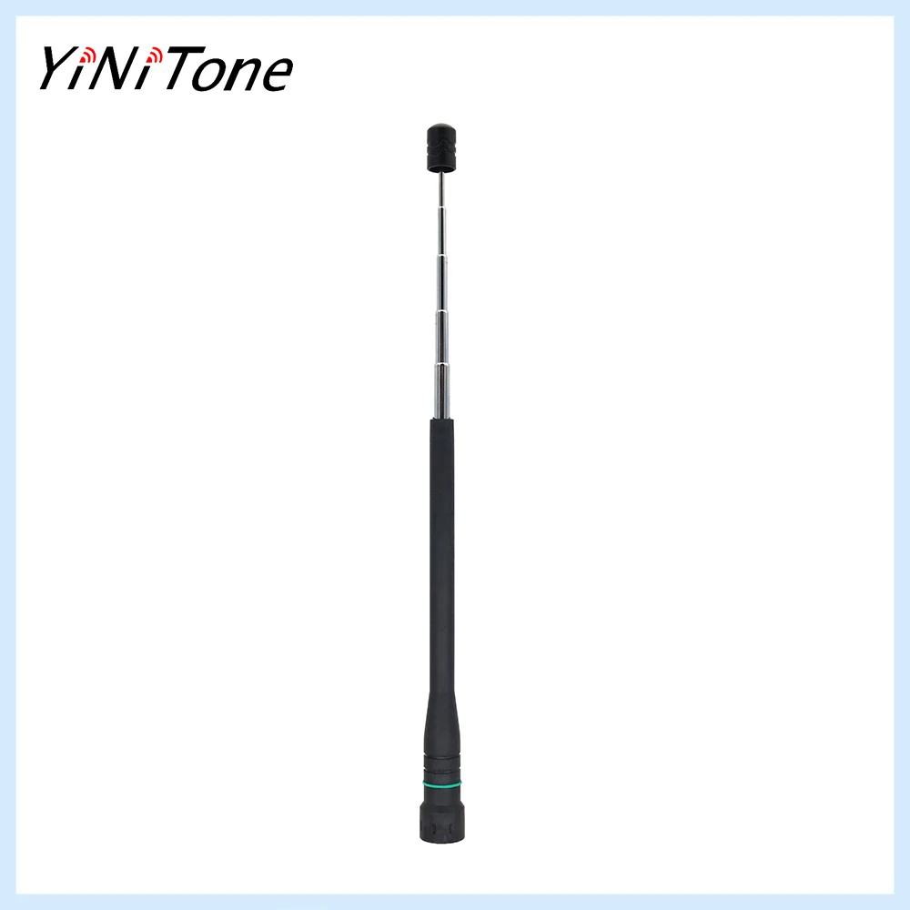 SMA-Male High Gain Telescopic Dual Band Antenna For VX-7R VX-8R VX-3R VX-5R VX-6R Walkie Talkie Radio