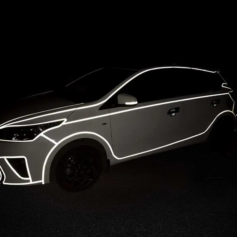 High Visibility Reflective Strips Safety Warning Tape Security Marking Self Clothing Waterproof Reflective Stickers for Car Road