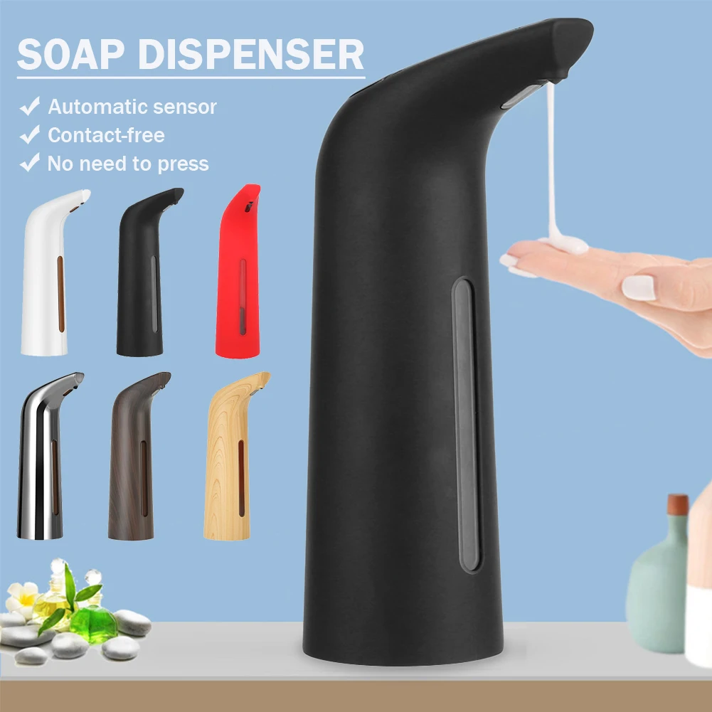 Automatic Soap Dispenser Battery Operated 400ML Hand Sanitizer Dispenser Touchless PX6 Waterproof for Kitchen Bathroom Washroom