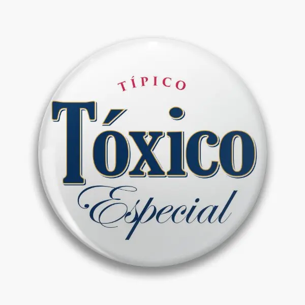 Toxico Especial  Soft Button Pin Badge Funny Jewelry Decor Collar Cartoon Lover Fashion Metal Clothes Women Hat Creative Cute