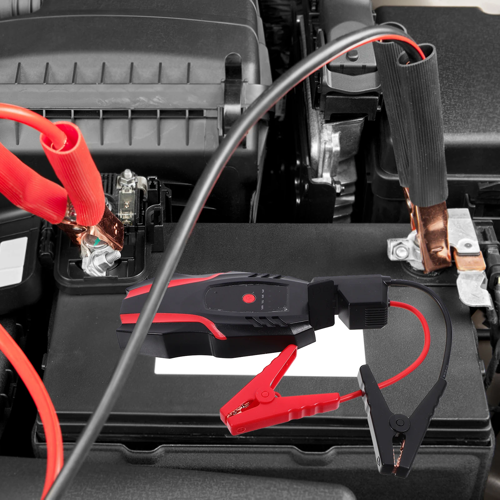 

Multi-Function Car Jump Starter 12V Emergency Power Bank Auto Outdoor Portable Booster Device Automotive