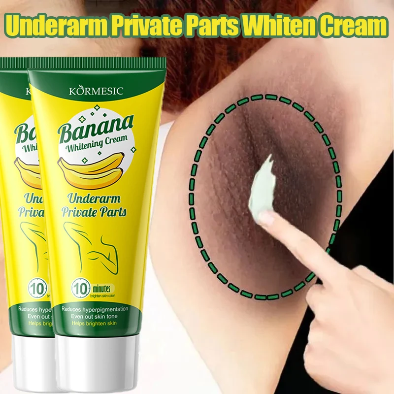 

Whitening Cream For Dark Skin Underarm Armpit Thigh Inner Joint Lightening Sensitive Area Body Care Moisturizing Brighten Lotion