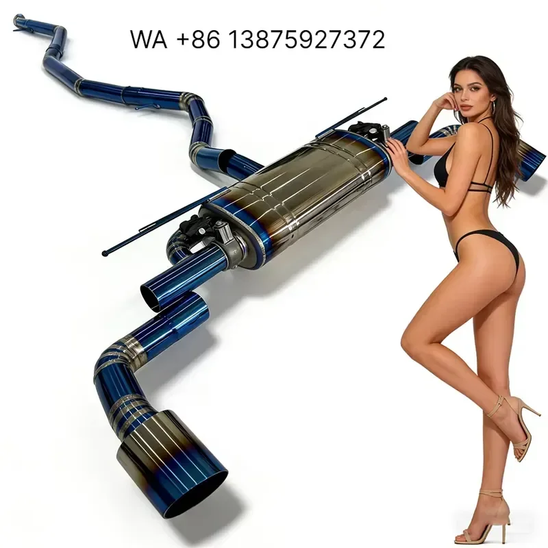 Wmwmnu Custom Titanium Alloy Catback Exhaust Pipes for X5 X6 F15 F16 N55 3.0T XDrive Mirror Polished 1.5mm Factory Direct