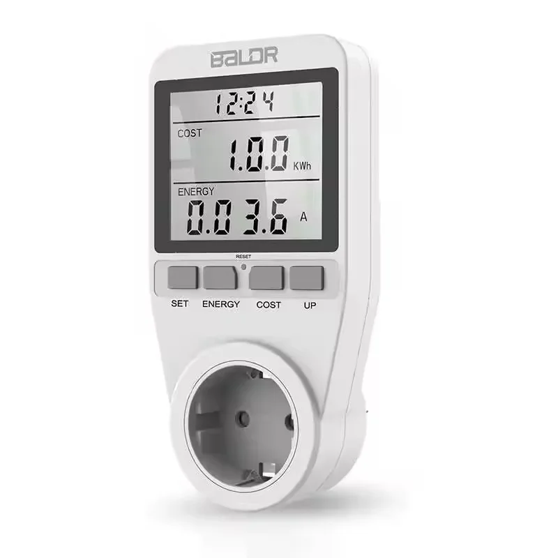 110/220V AC EU/US/AU Digital LCD Power Meter Wattmeter Socket Wattage Kwh Energy Meter Measuring Outlet Power Analyzer