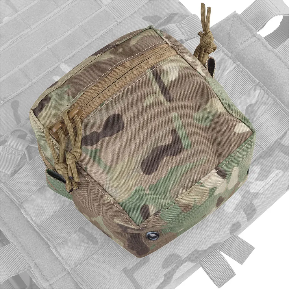 Outdoor GP Pouch Square Small Sundry Bag Waist MOLLE Zipper Storage Bag