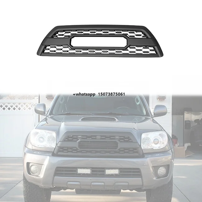 LUMA Accessories Offroad Parts 2006-2009 Black ABS Plastic Car Bumper Grill Fit for 4runner Hilux Surf