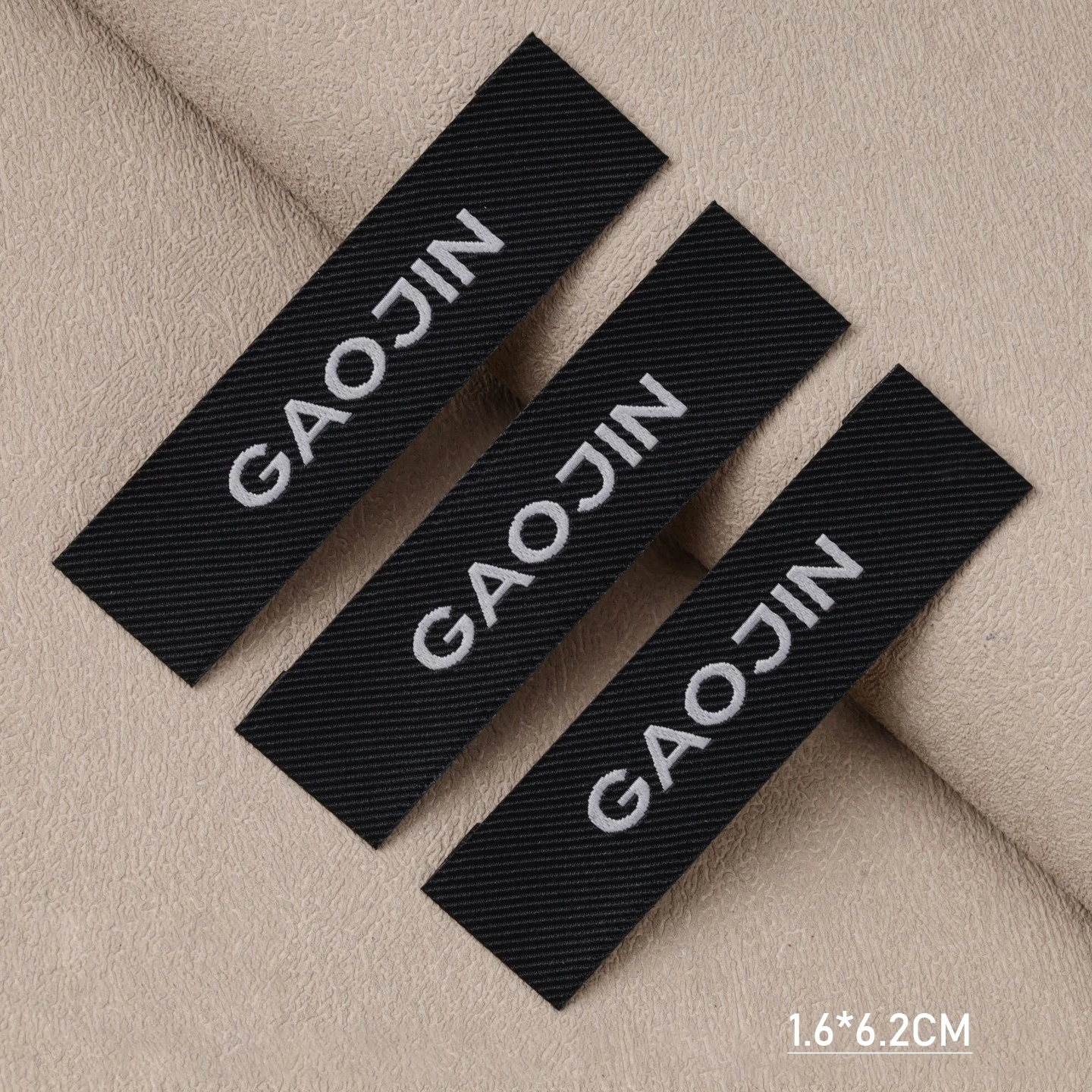 Custom Woven Labels Clothing Twill Neck Tags for Towels Curtains Brand Cloth Labels