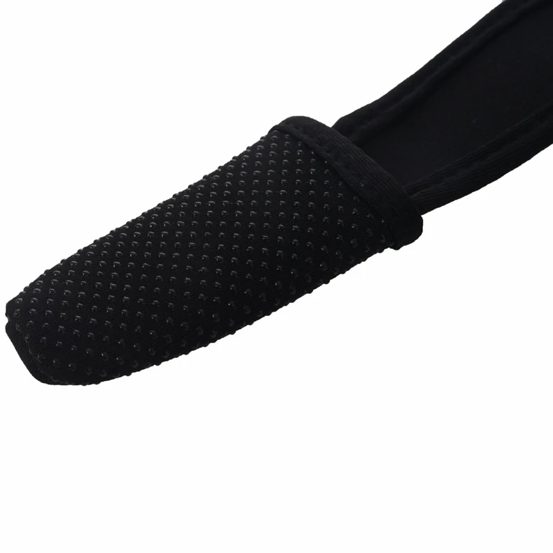 2X صب قفاز الاصبع كشك حامي البحر يطير الكارب الصيد الأسود