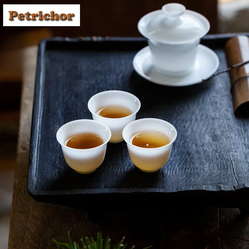 2 قطعة/الوحدة الجليد البذور اليشم الخزف فنجان الشاي وعاء الشاي القديم عينة فنجان شاي تذوق كوب شخصي Chazhan ماستر أكواب طقم شاي 80 مللي